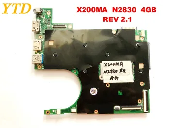Original pentru ASUS X200MA laptop placa de baza X200MA n2830 procesor 4GB REV 2.1 testat bun transport gratuit
